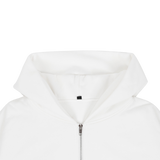 V1 White Zip Up