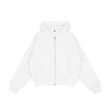 V1 White Zip Up